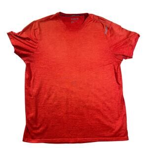 Reebok Shirt Men's Large Moisture Wicking SpeedWick Has 2 Flaws Read Description